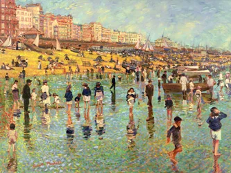 Zeitvertreib am Brighton Beach